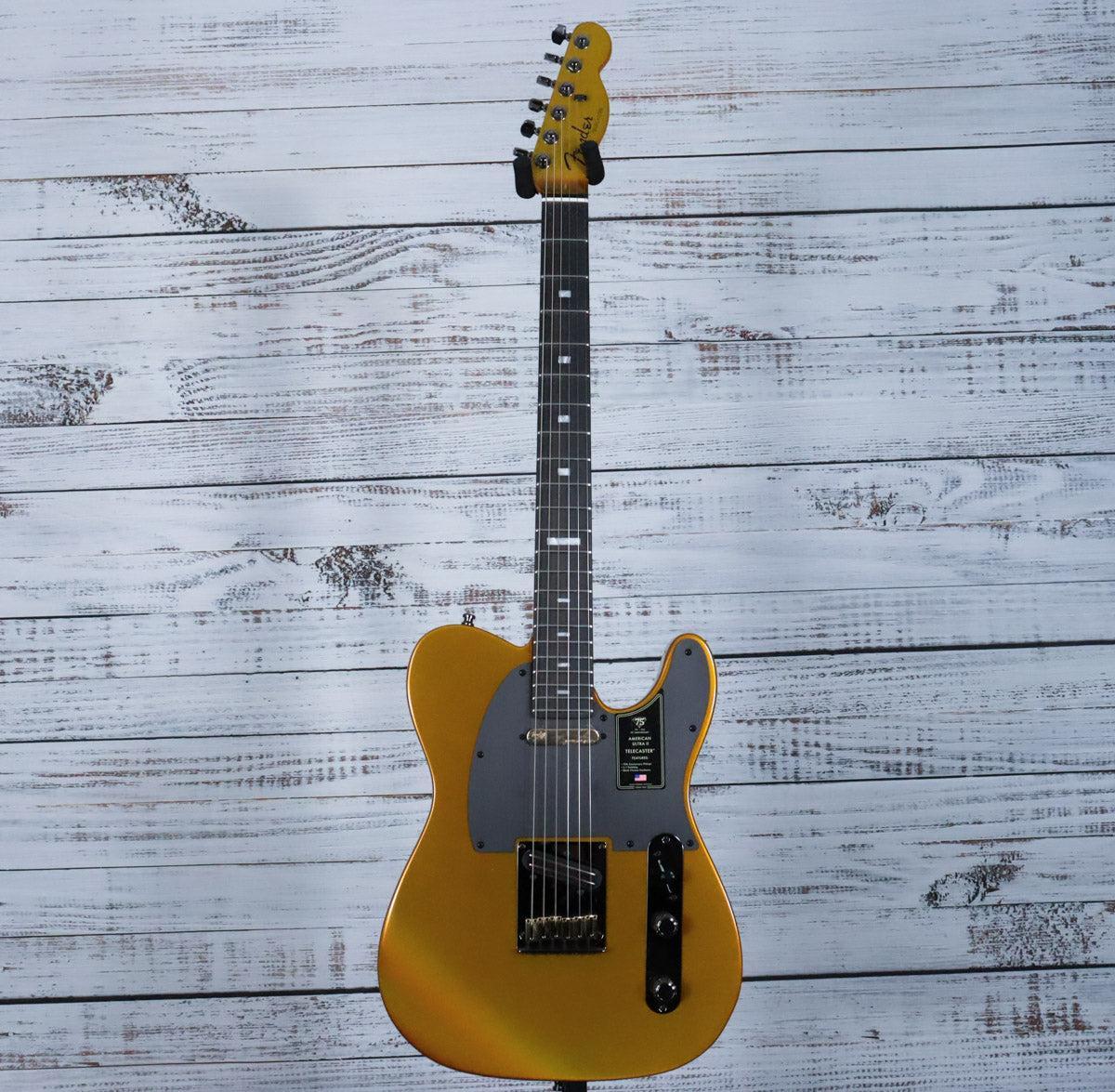 Fender 75th Anniversary American Ultra II Telecaster Electric Guitar w/Case | Liquid Gold - Image 3