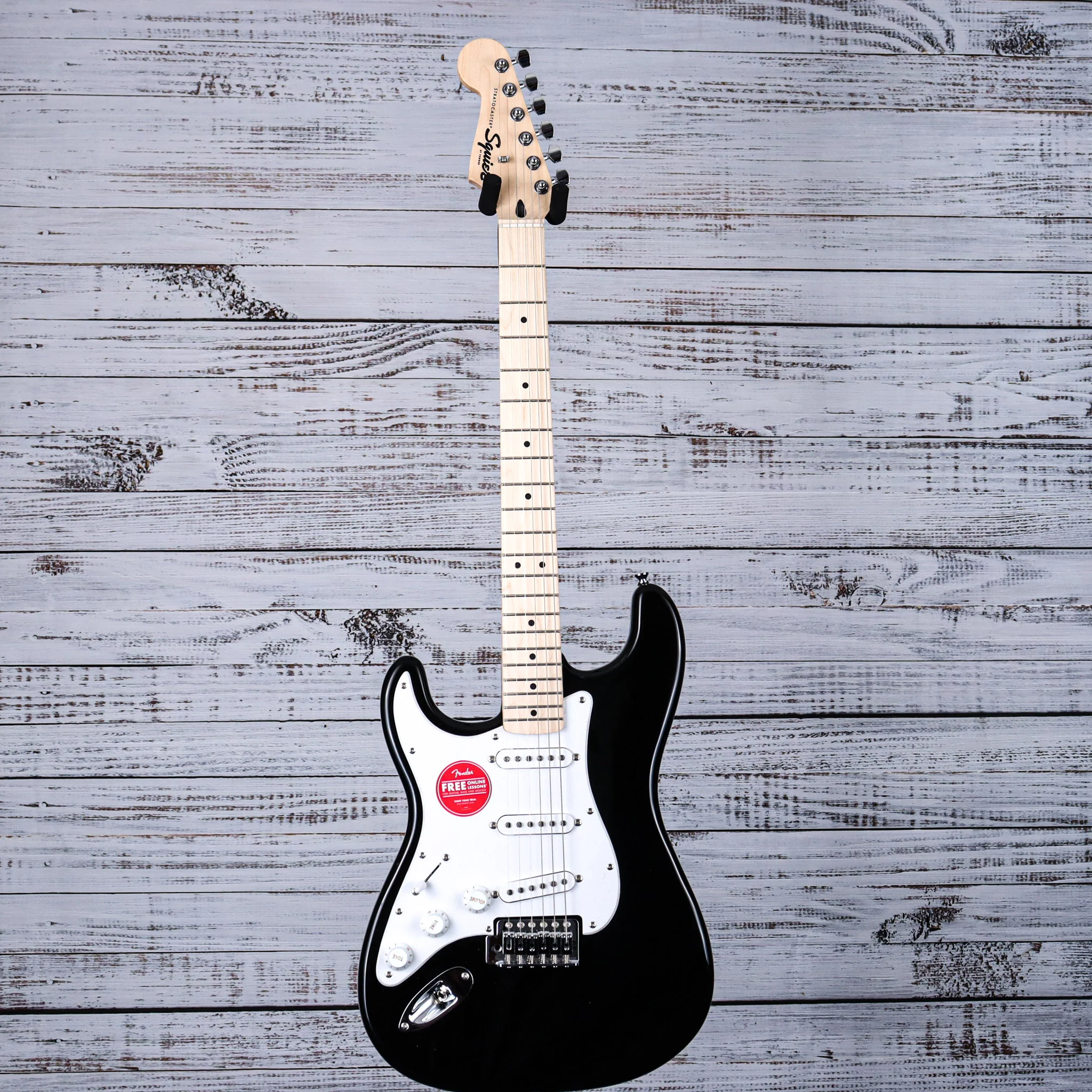 Squier Sonic Stratocaster SSS Left-Handed Electric Guitar w/Tremolo | Black (IN-STOCK) - Image 3