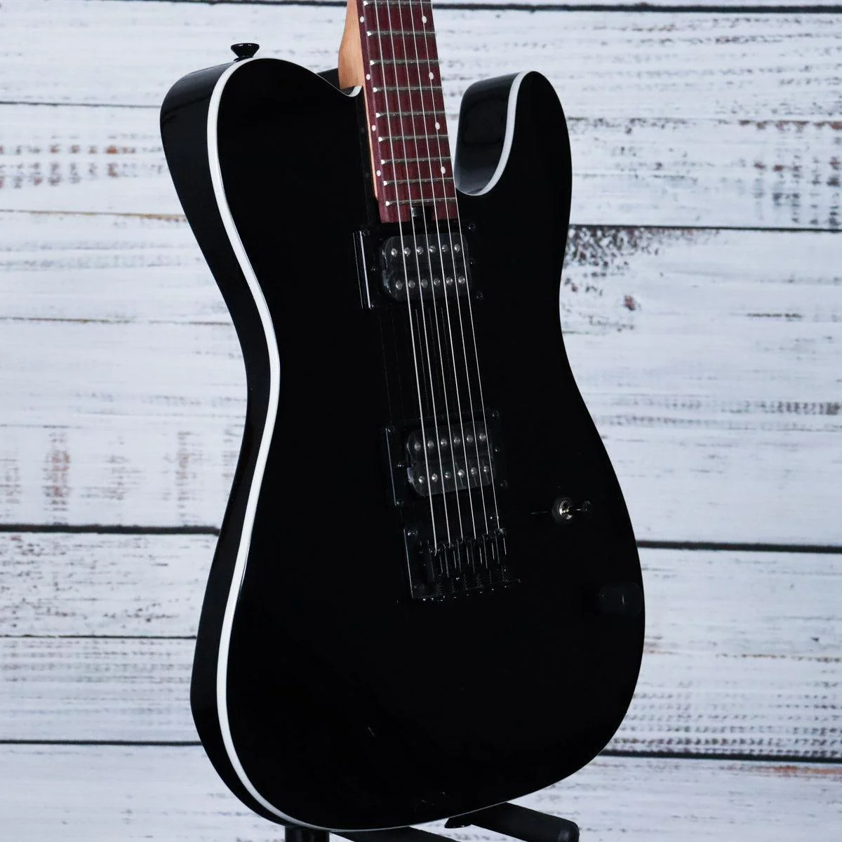 Charvel Standard Series San Dimas Style-2 Electric Guitar SD2 HH HT | Gloss Black (IN-STOCK) - Image 3