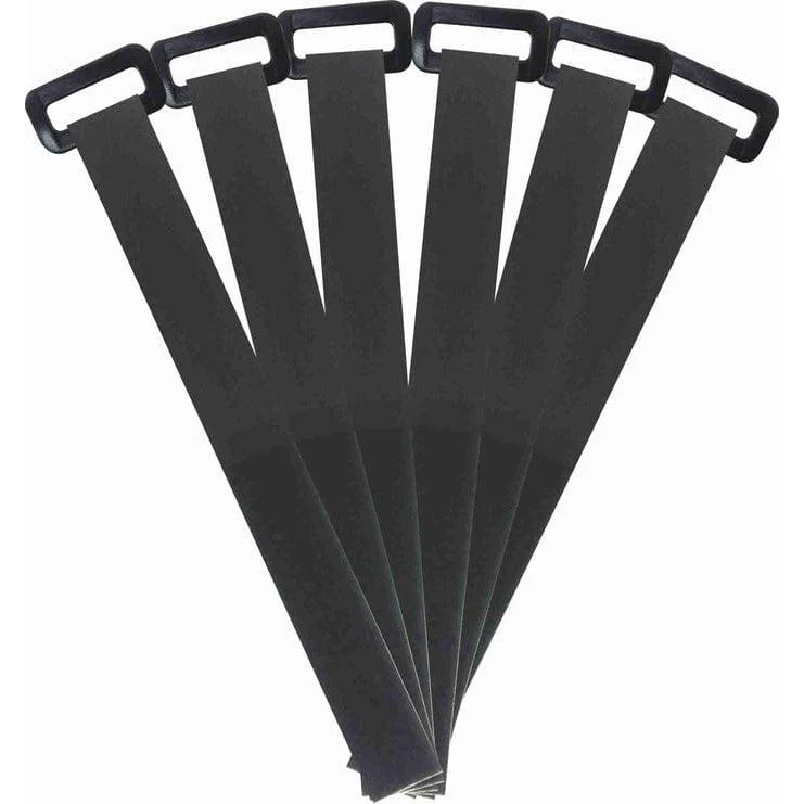 A R Tech Regrip Cinch Style Cable Straps | 8" | Black