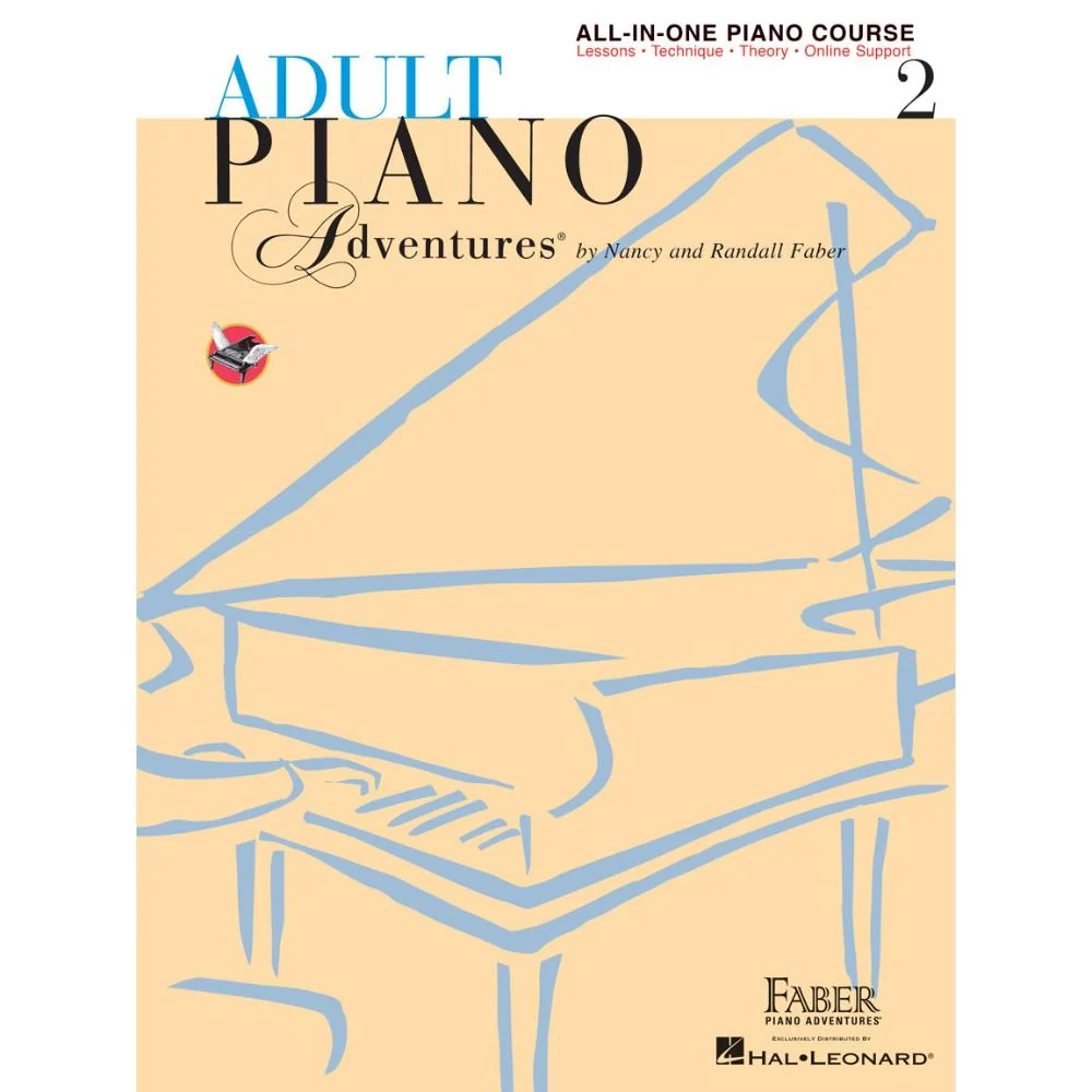 Adult Piano Adventures All-In-One Piano Course | Book 2 (Online Resources)