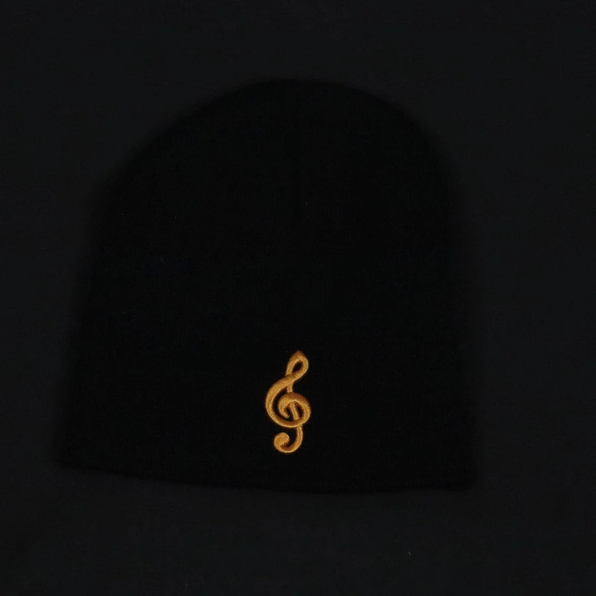Aim Gifts Beanie | G-Clef | Black - Image 2