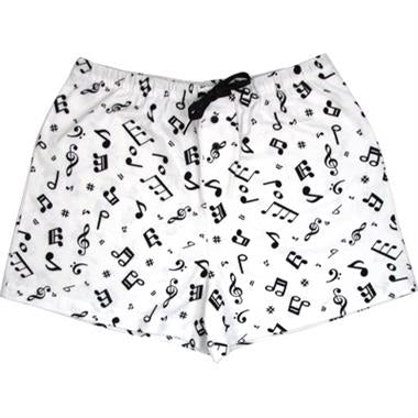 Aim Gifts Boxers | Flannel Music Notes