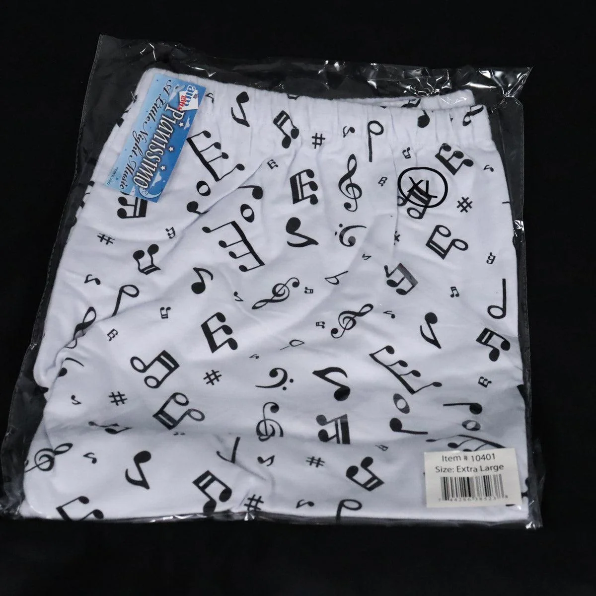 Aim Gifts Boxers | Flannel Music Notes - Image 2