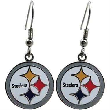 Aim Gifts Earrings | Steeler Logo