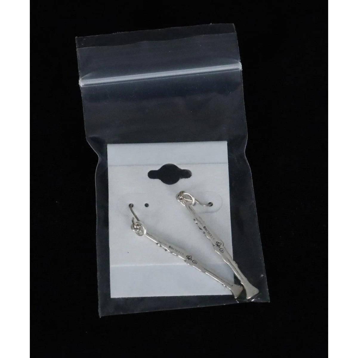 Aim Gifts Earrings | Sterling Silver Clarinet - Image 2