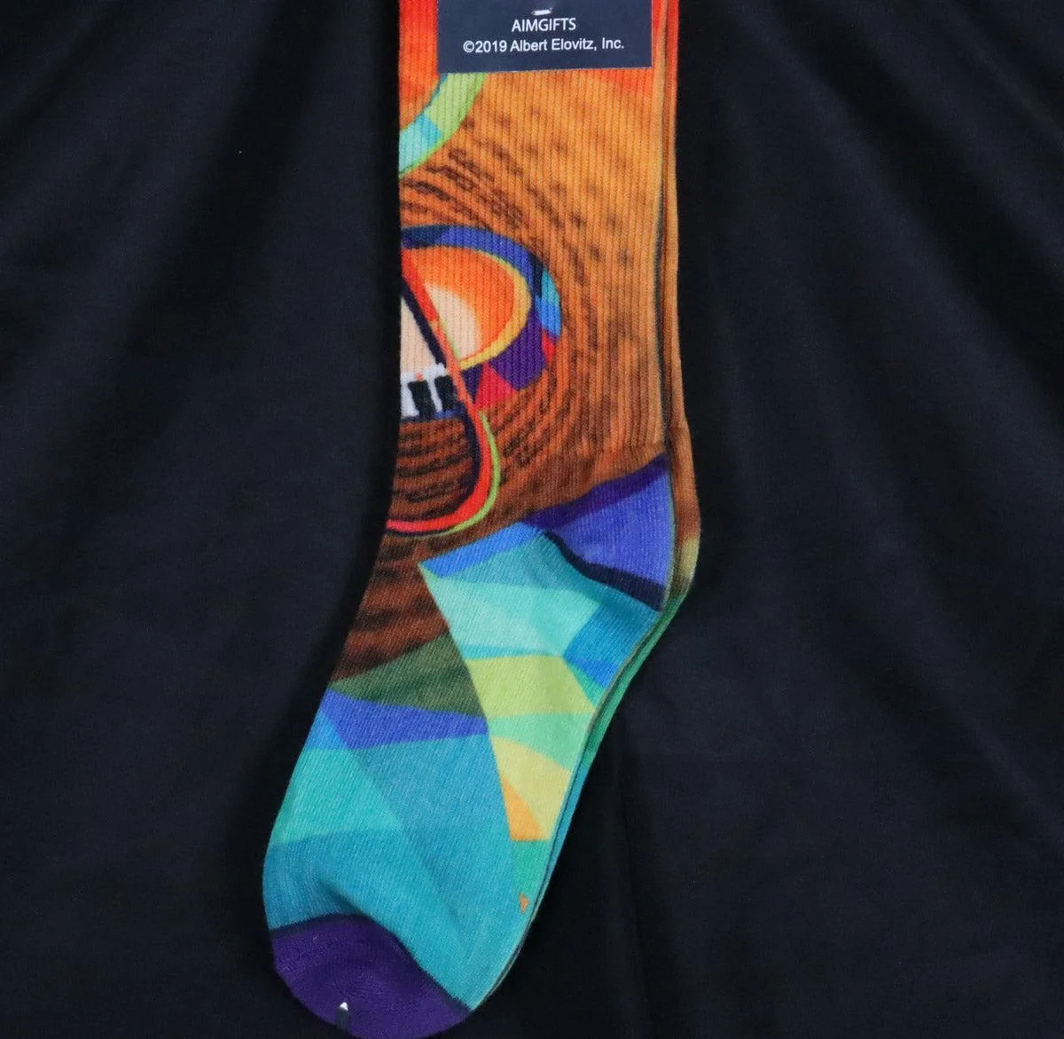 Aim Gifts Sublimation Socks | G Clef Piano