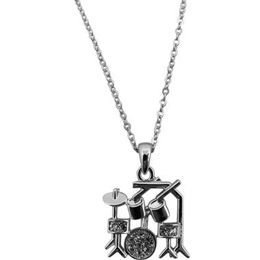 Aim Gifts Necklace | Drum Set Rhinestones
