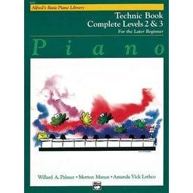Alfred's Basic Piano Course | Technic Book | Complete 2 & 3 | Piano