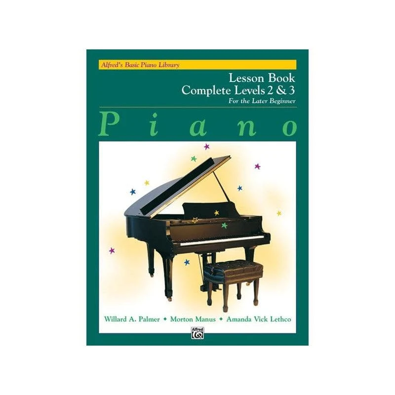 Alfred's Basic Piano Library | Lesson Book | Levels 2 & 3