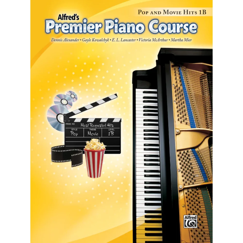 Alfred's Premier Piano Course | Pop & Movie Hits | Book 1B