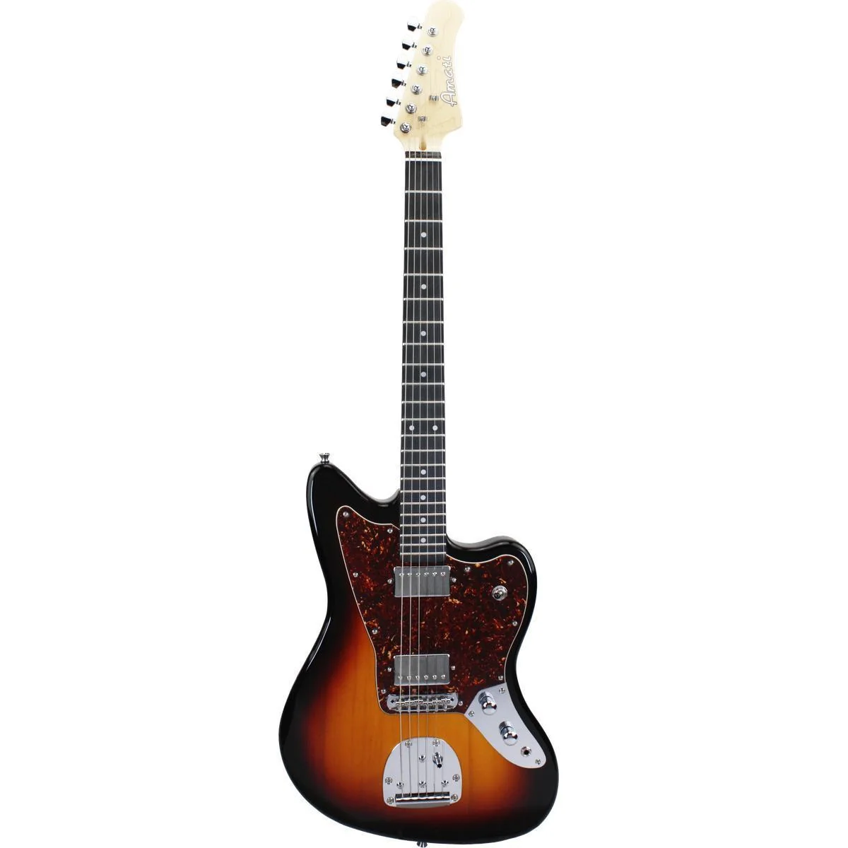 Amahi H-Series Double-Humbucking Electric Guitar w/Gig Bag | Tobacco Sunburst (FREE SHIPPING)