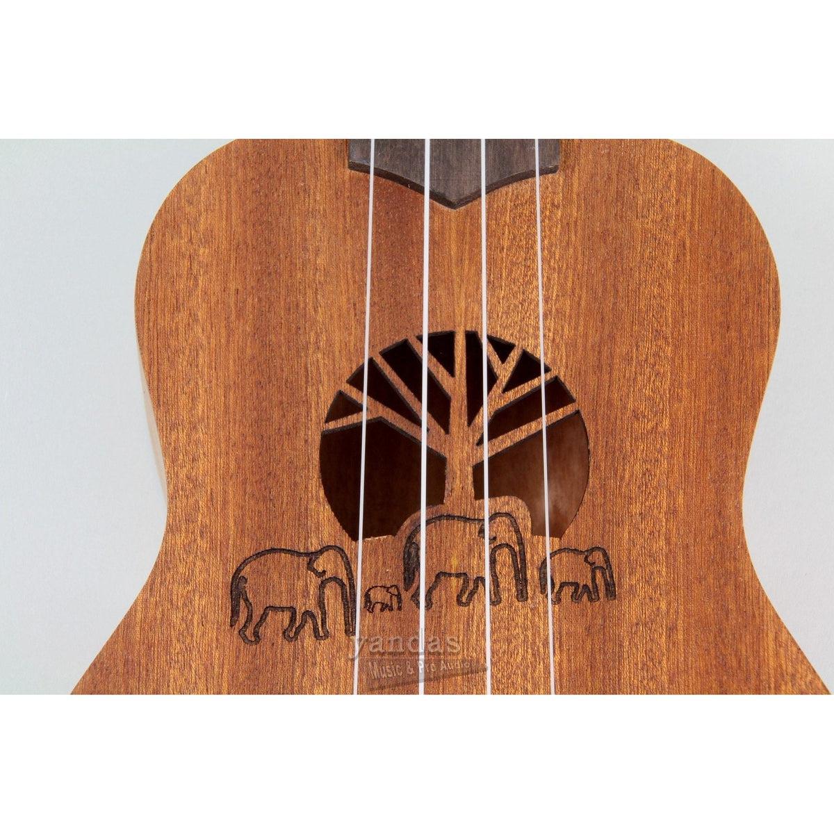 Amahi UK130 Traditional Shape Soprano Ukulele - Image 4