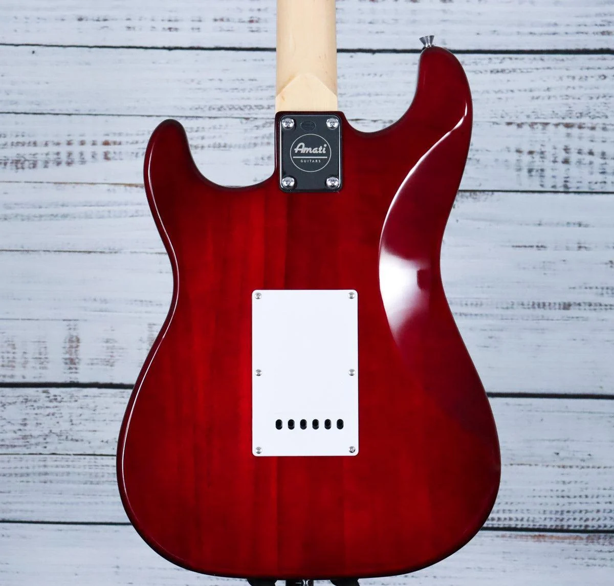 Amahi H-Series Double-CutSSS Electric Guitar w/Gig Bag | Classic Cherry Sunburst (BEGINNER) - Image 2