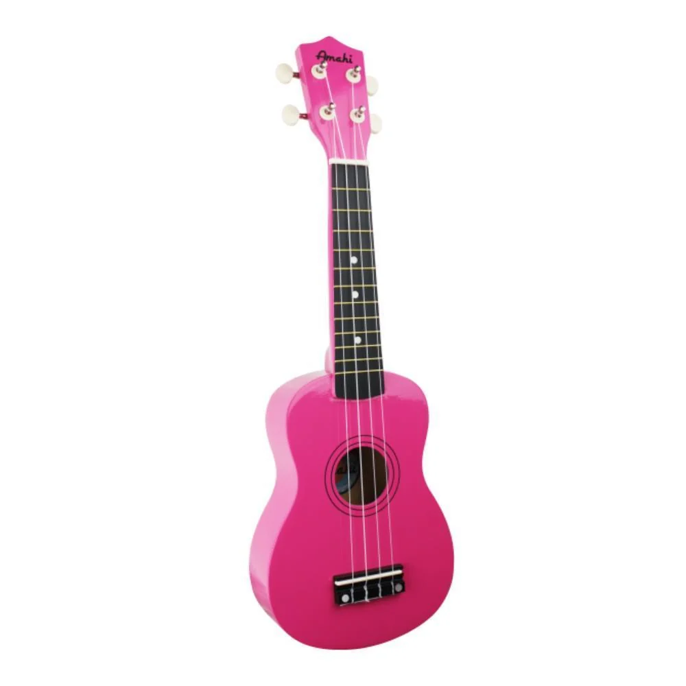 Amahi Jelly Bean Ukulele | Dragonfruit