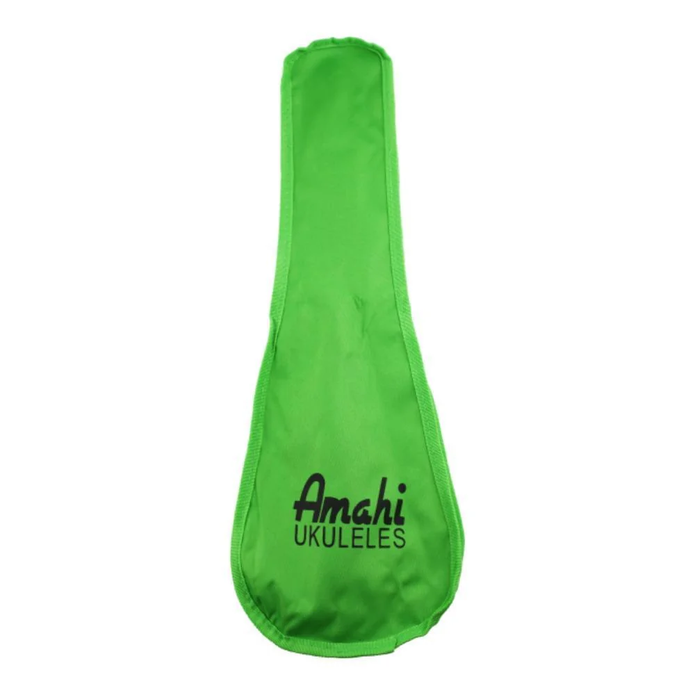Amahi Jelly Bean Soprano Ukulele w/Gig Bag | Sour Apple Green - Image 2