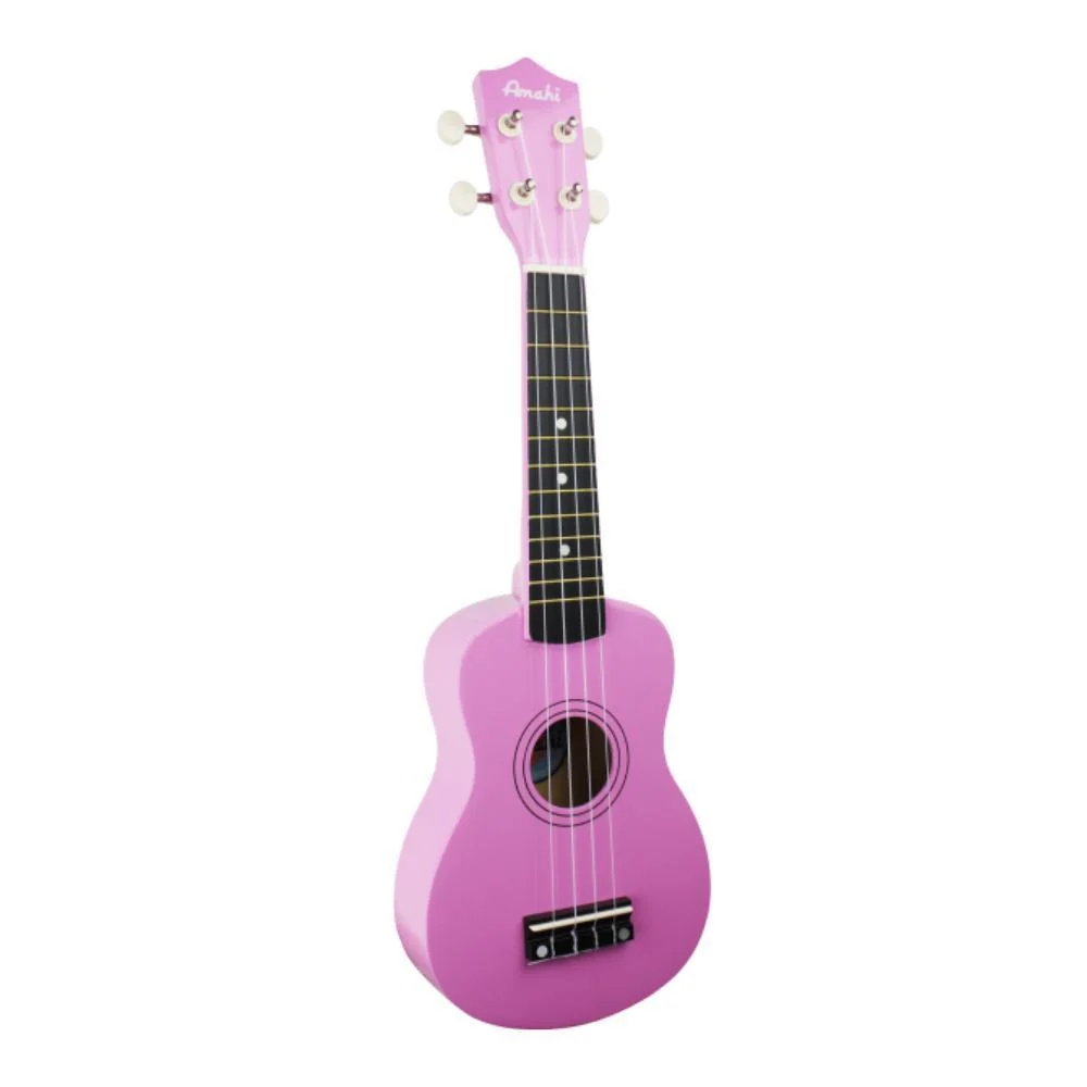 Amahi Jelly Bean Ukulele | Bubble Gum Pink