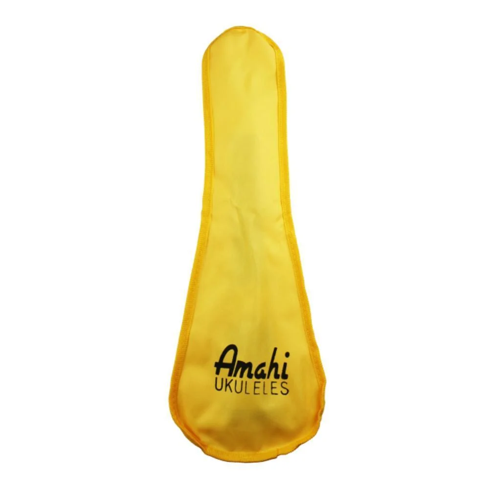 Amahi Jelly Bean Soprano Ukulele w/Gig Bag | Lemon Drop - Image 2