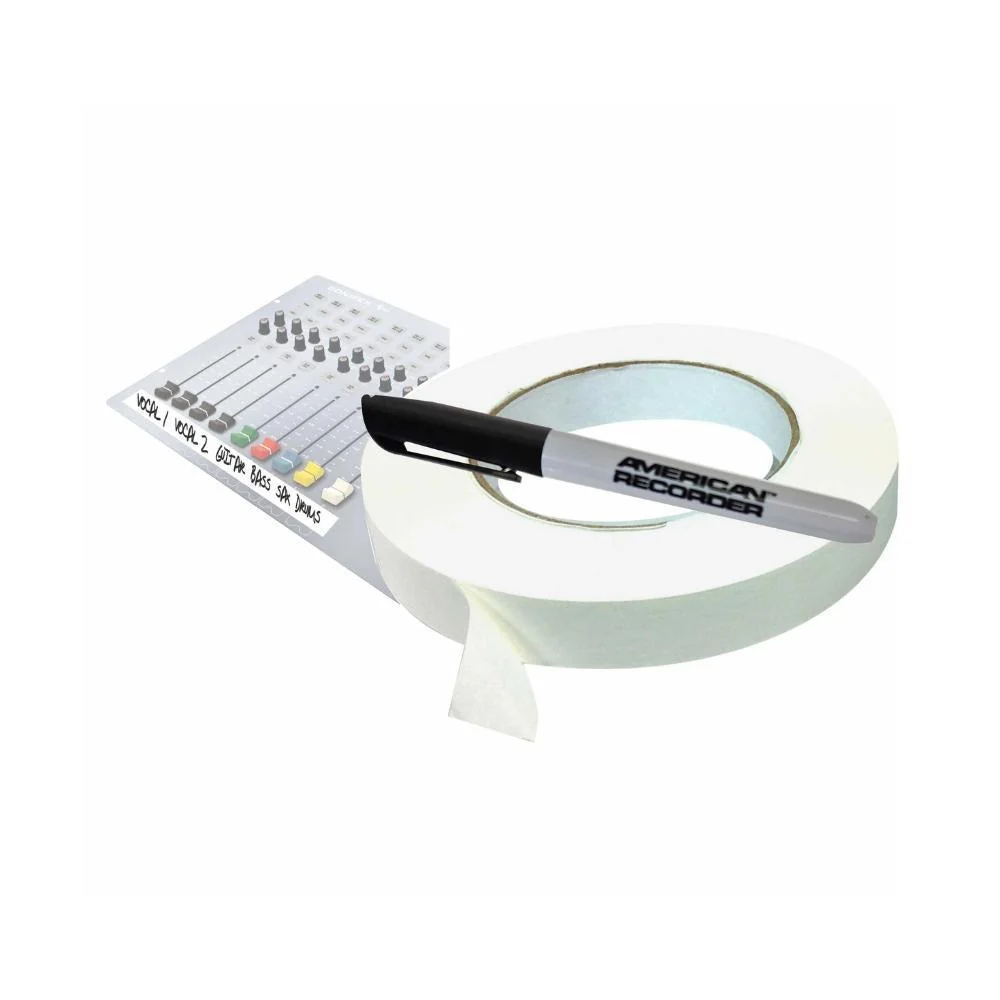 AR Tech Console Tape + Marking Pen | 3/4" x 60 Yards (White)
