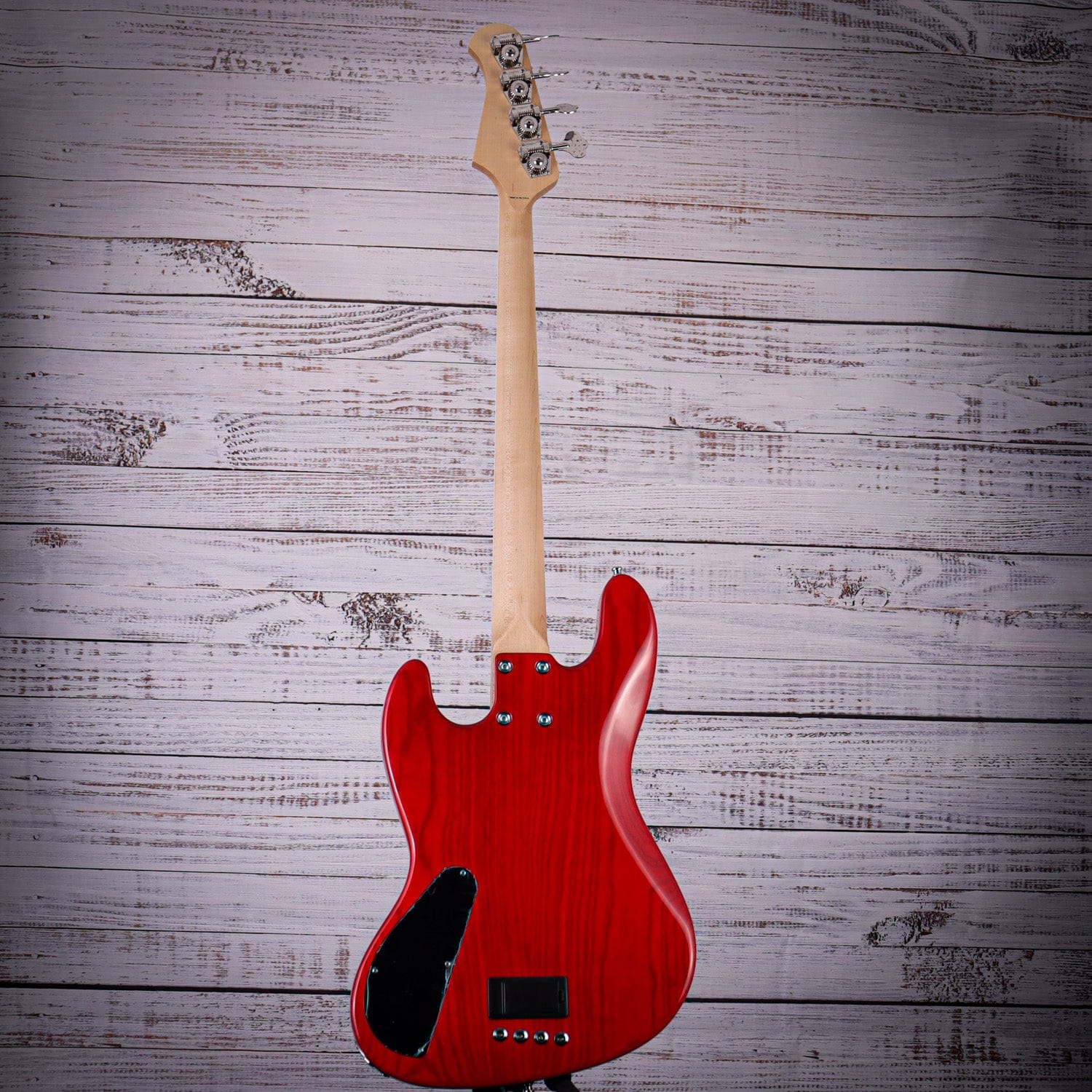 *B-Stock w/ Case* Lakland 44-AJ Bass Guitar | Apple Red Blocks & Binding - Image 4