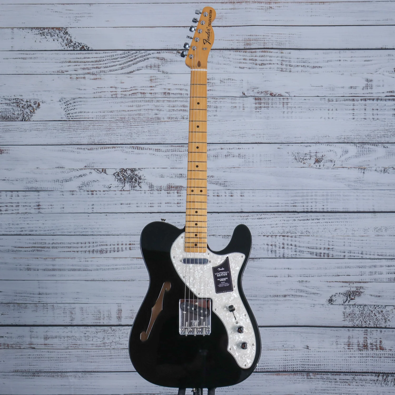*B-STOCK* Fender Vintera II '60s Telecaster Thinline Guitar | Black - Image 3