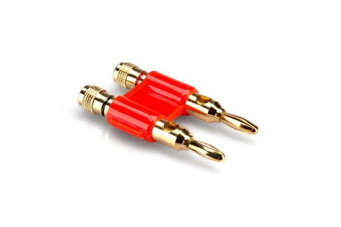 Connector, Dual Banana | Red