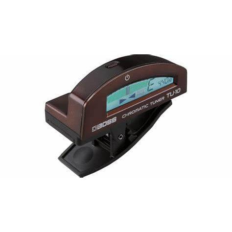 BOSS TU-10 Clip-On LCD Guitar Tuner | Brown