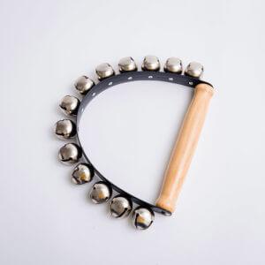 Cardinal Percussion Curved Sleigh Bells | 9 Bells