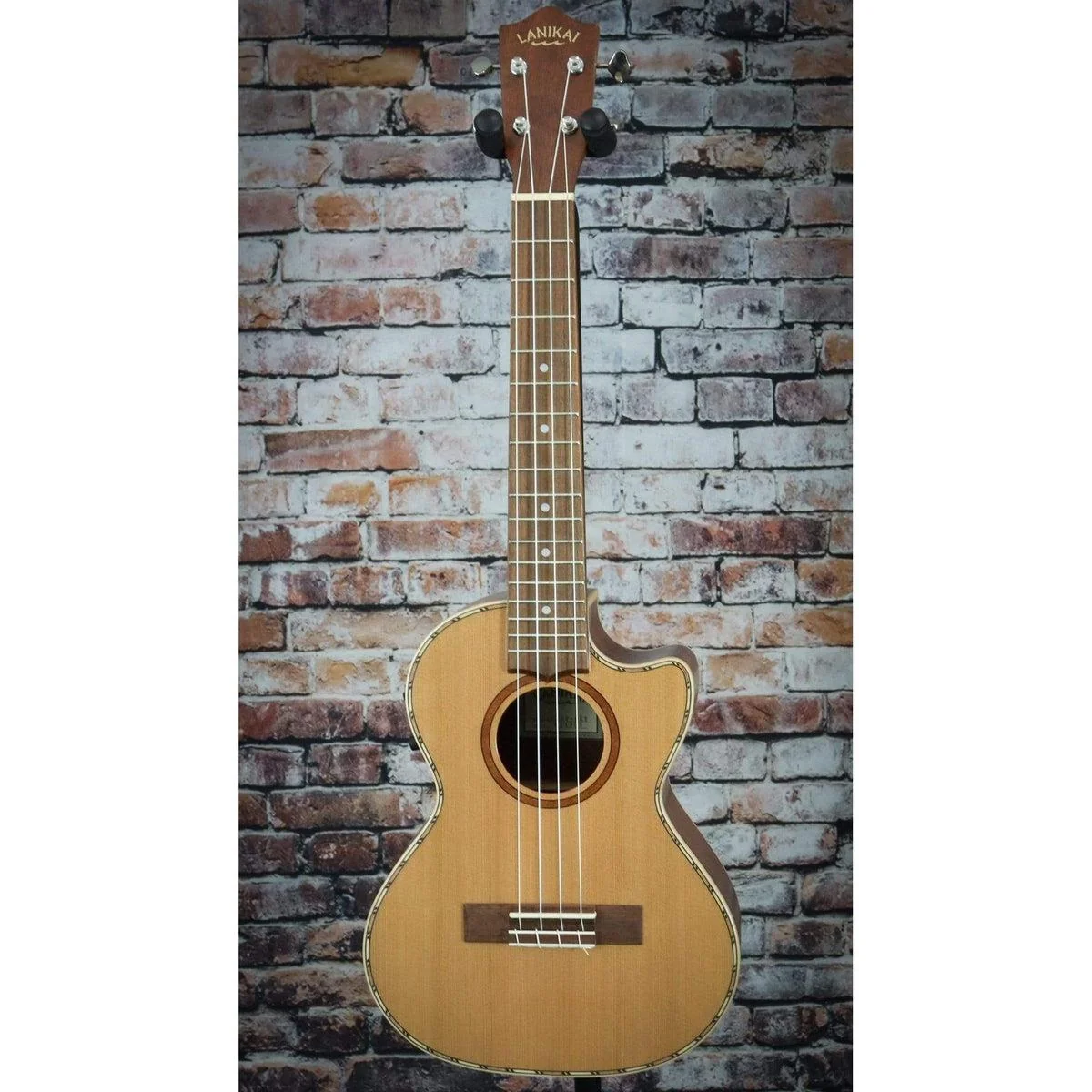 Lanikai Tenor Acoustic-Electric Ukulele | Solid Cedar Top - Image 2