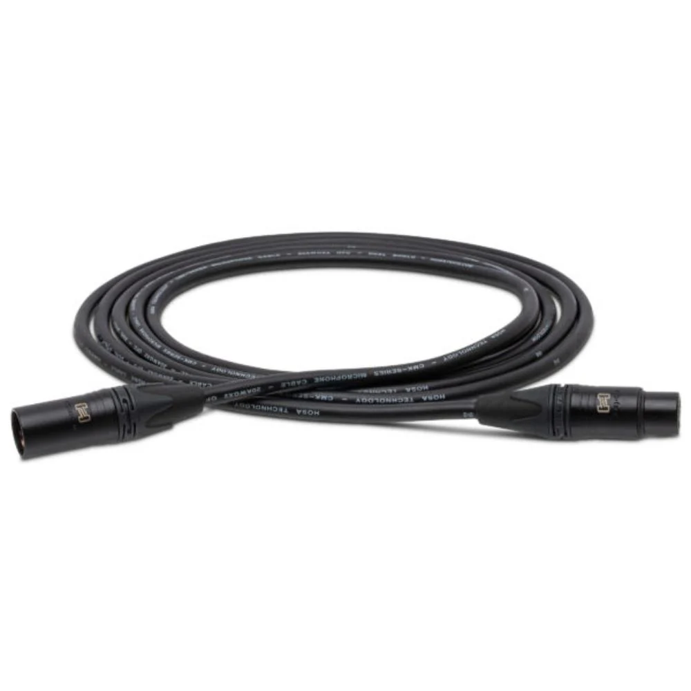 Hosa Edge Microphone Cable | Neutrik XLR3F to XLR3M | 10ft