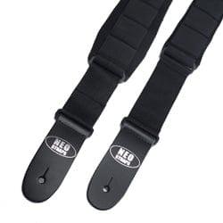 Cool Music Comfort Guitar/Bass Strap | Black (3.5" Wide)
