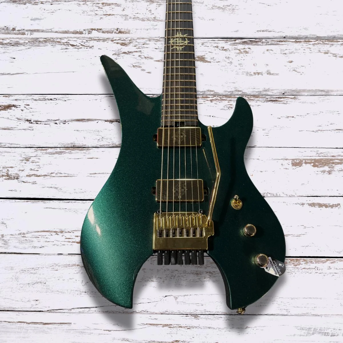 *B-STOCK* Synyster Gates Custom-7 TR Headless Electric Guitar | Oak Green Metallic