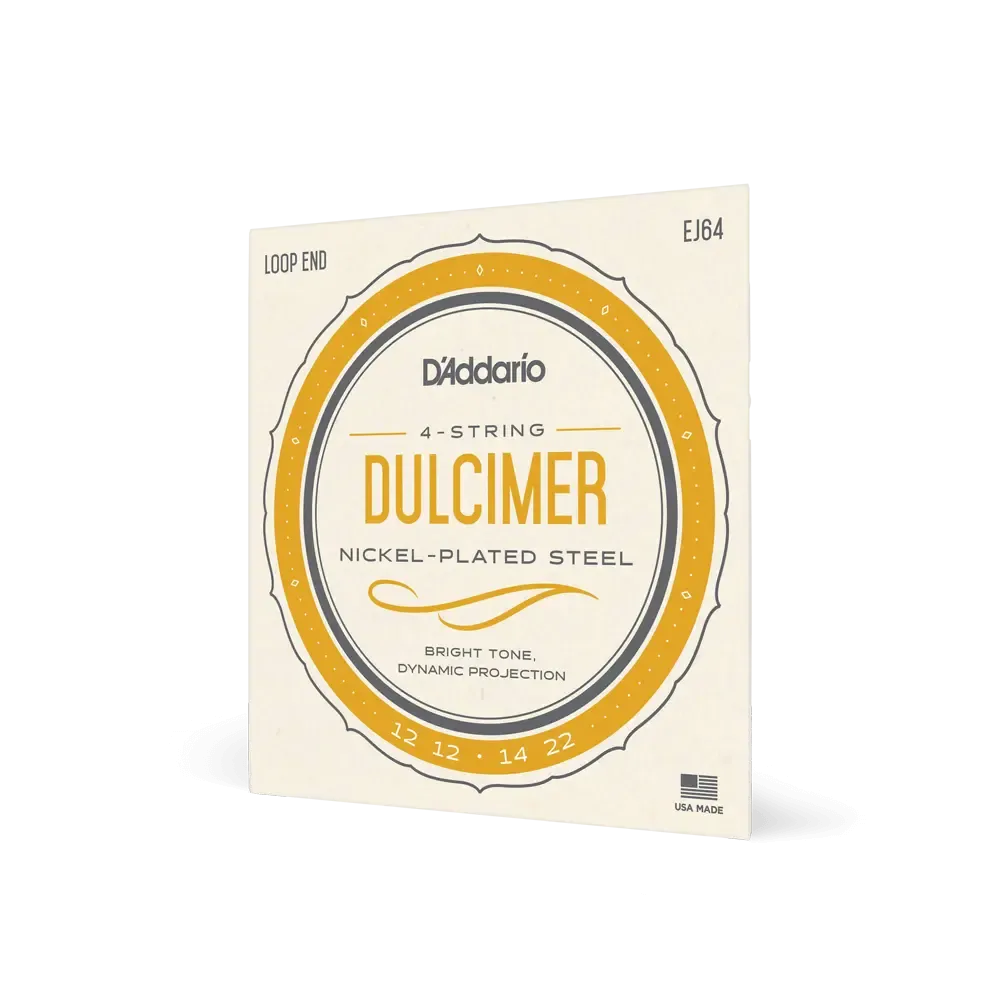 D'Addario 4-String Dulcimer Strings | Nickel-Plated