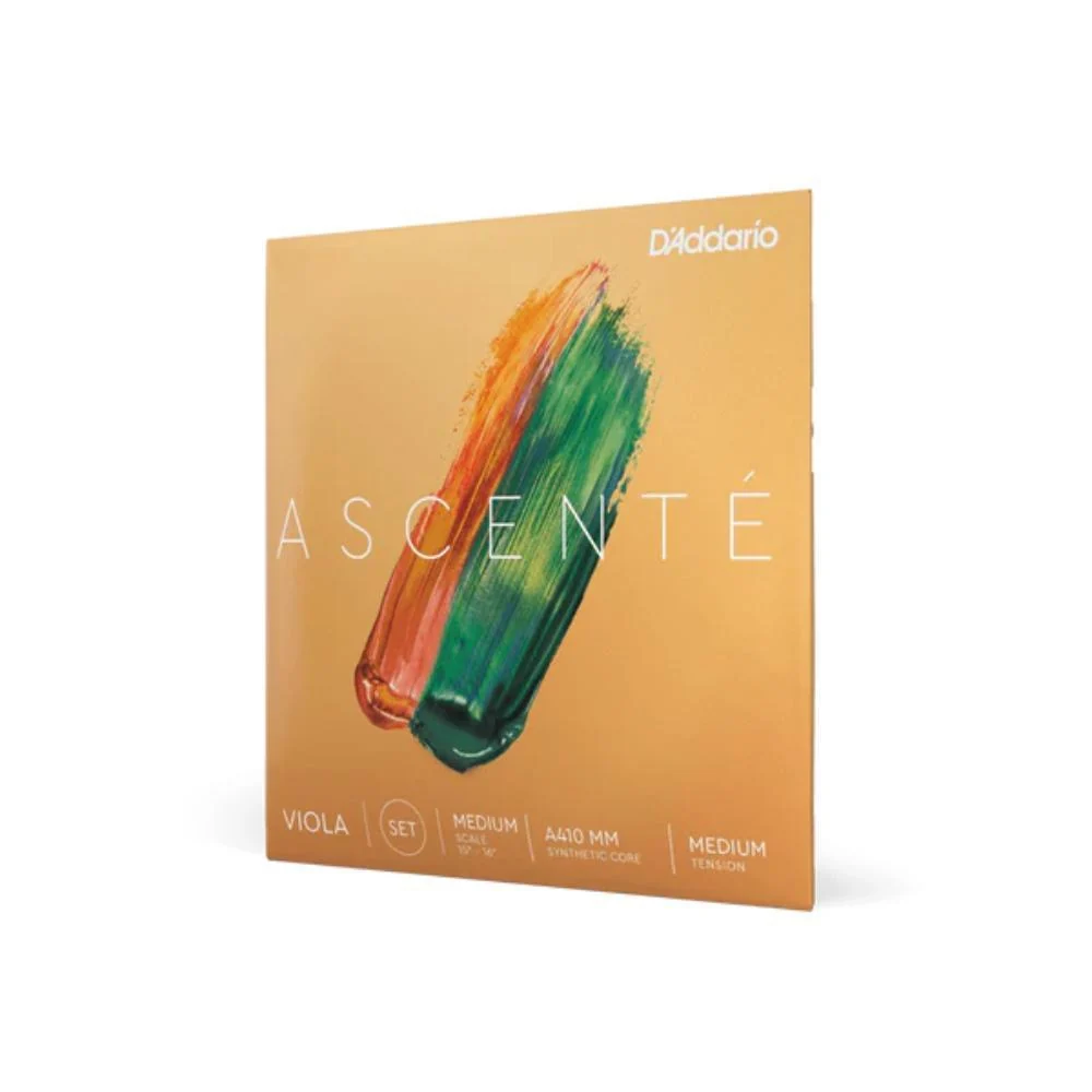 D'Addario Ascenté Viola String Set | Medium Scale (Medium Tension)
