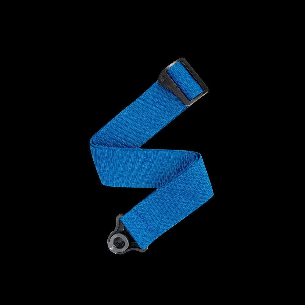 D'Addario Auto Lock Guitar Strap | Polypro | Blue
