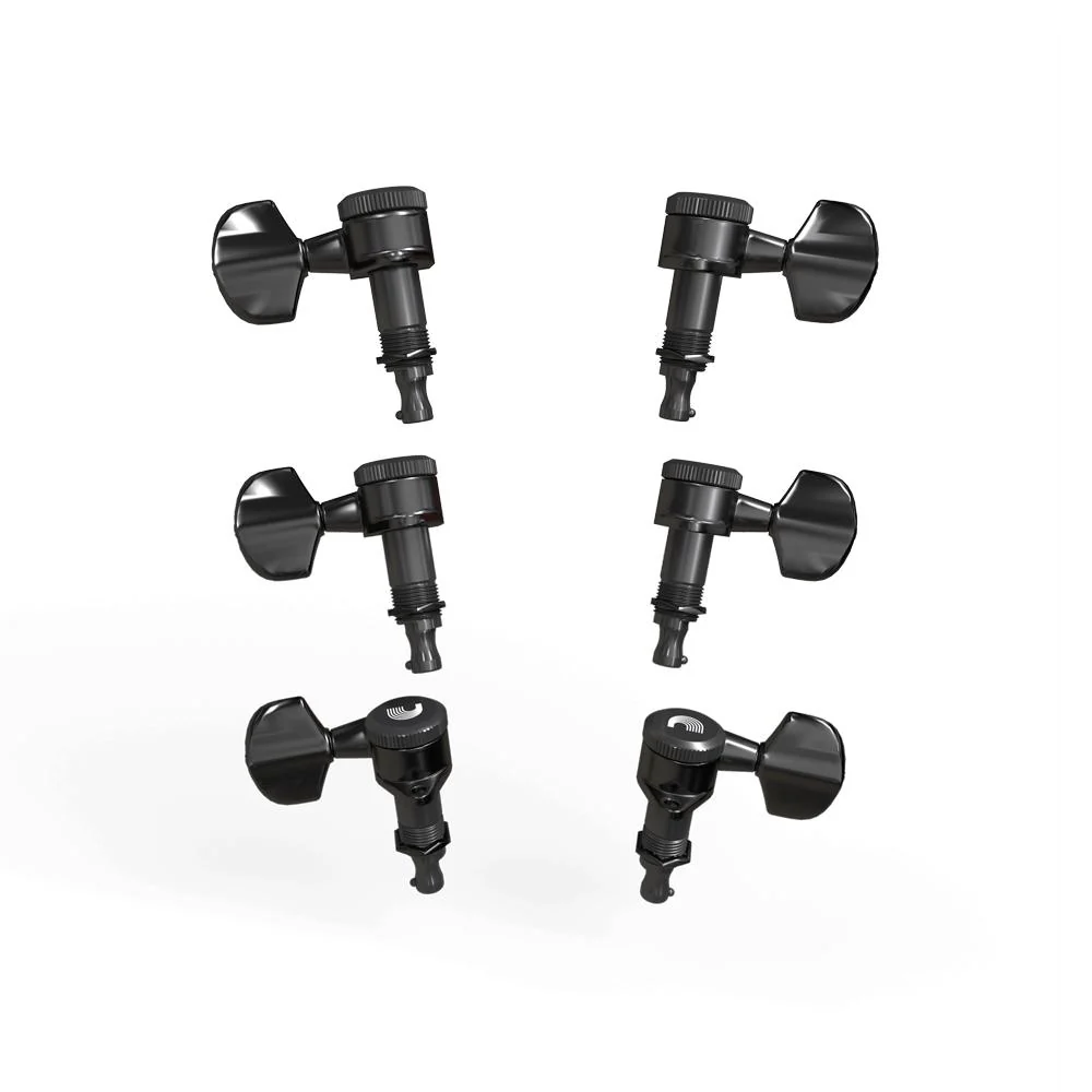 D'Addario Auto-Trim Tuning Machines 3x3 | Black - Image 2