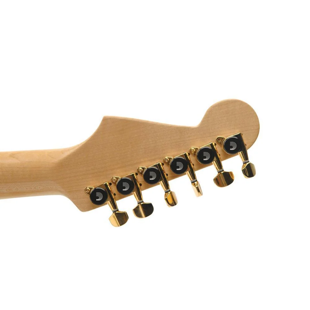 D'Addario Auto-Trim Locking Tuning Machines | 6-In-Line | Gold - Image 3
