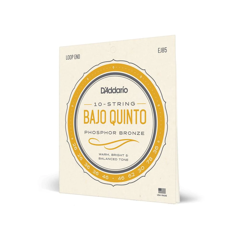 D'Addario Phosphor Bronze Bajo Quinto Strings