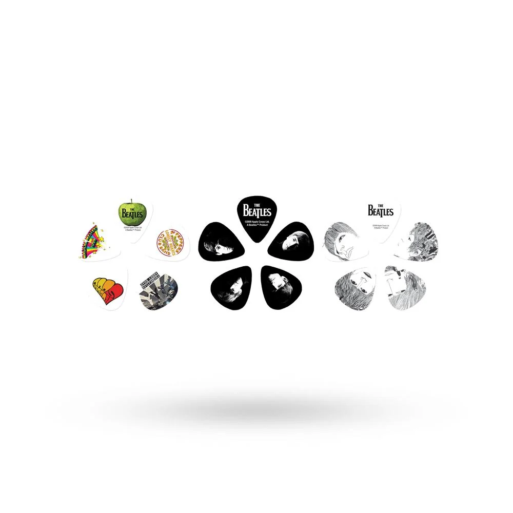 D'Addario Beatles Signature Guitar Pick Tin | Stripes - Image 2