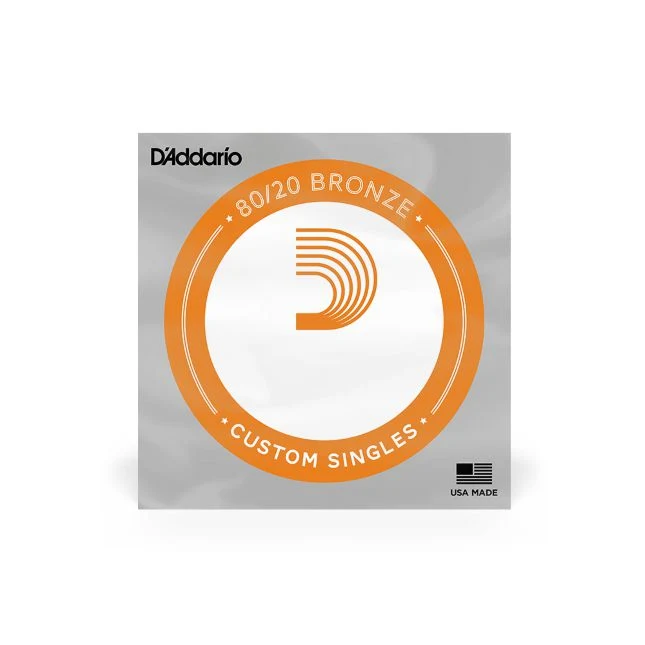 D'Addario BW026 Bronze Wound Acoustic Guitar Single String | .026