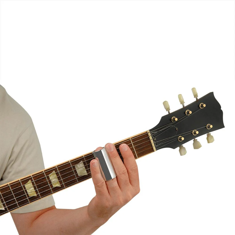 D'Addario Guitar Slide | Chrome Plated Brass | Medium - Image 3