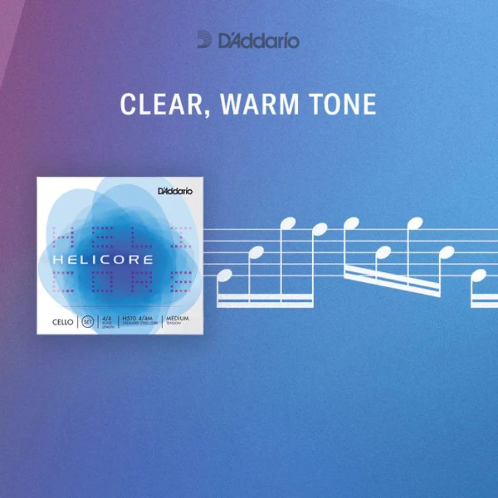 D'Addario Helicore Violin String Set | 3/4 Scale (Medium Tension) - Image 4