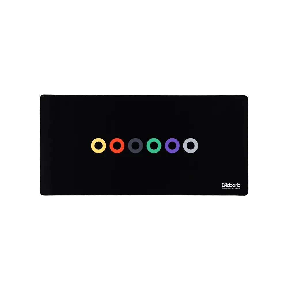 D'Addario Oversized String Change Mat | Ball End Black