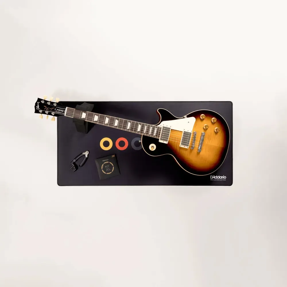 D'Addario Oversized String Change Mat | Ball End Black - Image 3