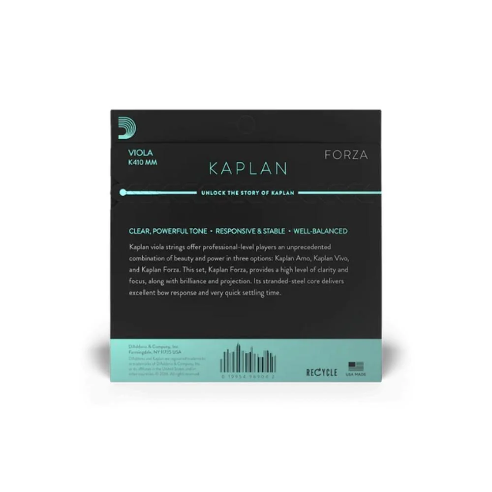 D'Addario Kaplan Forza Viola String Set | Medium Scale (Medium Tension) - Image 2