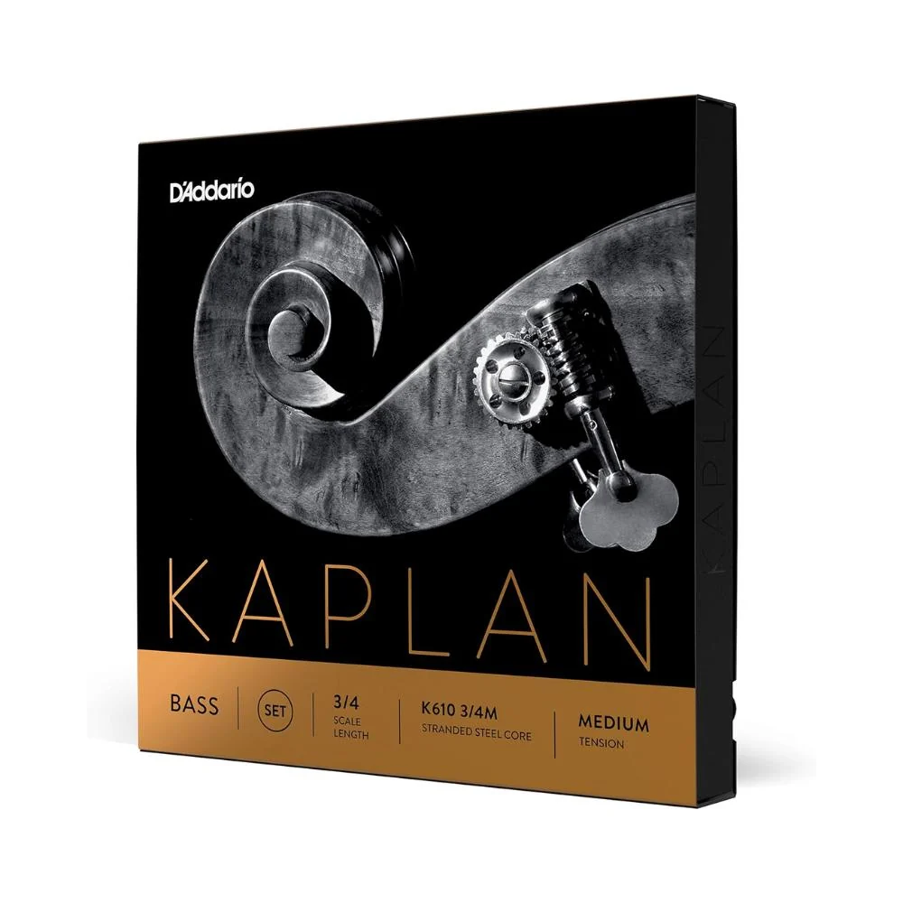 D'Addario Kaplan 3/4 Double Bass Strings | Medium Tension