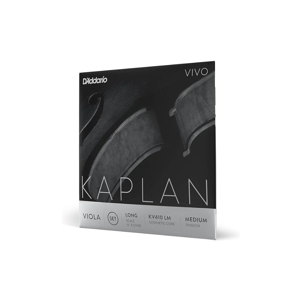 D'Addario Kaplan Vivo Viola String Set | Medium Scale (Medium Tension)