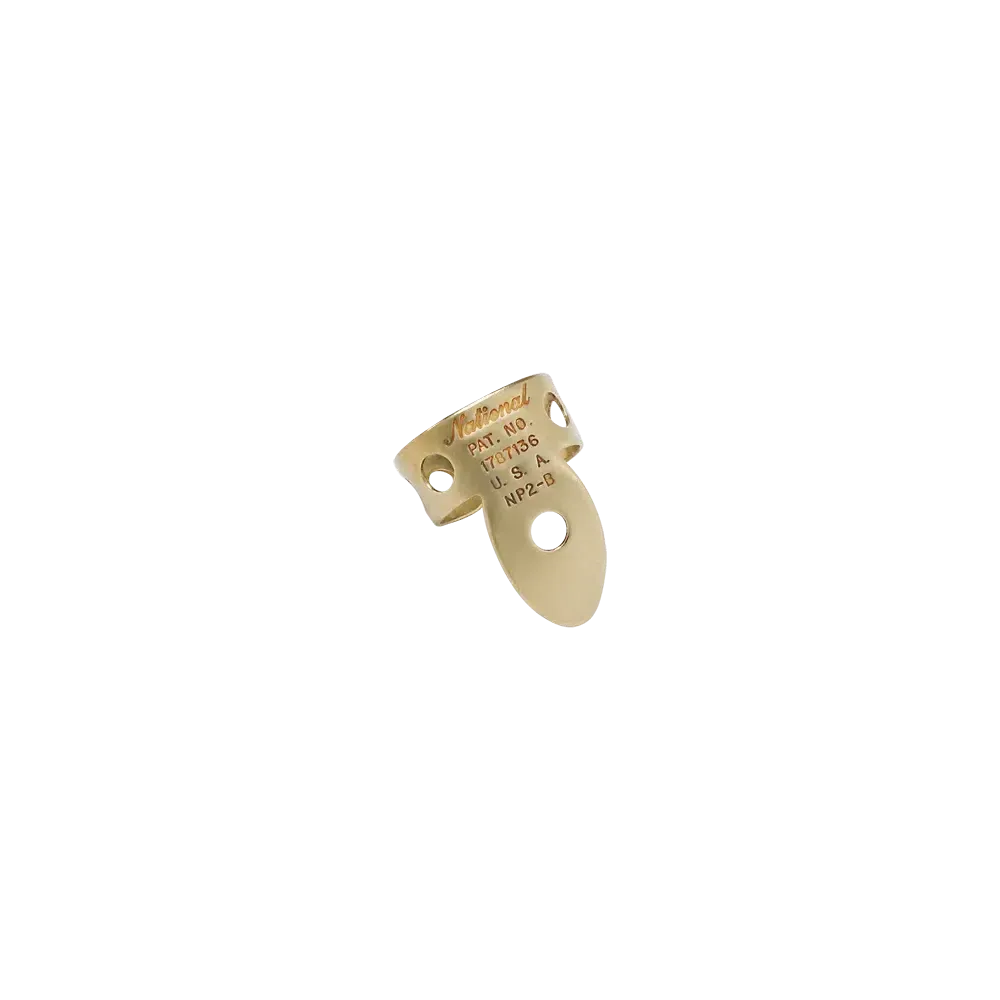 D'Addario National Brass Finger Picks | 4pk - Image 2