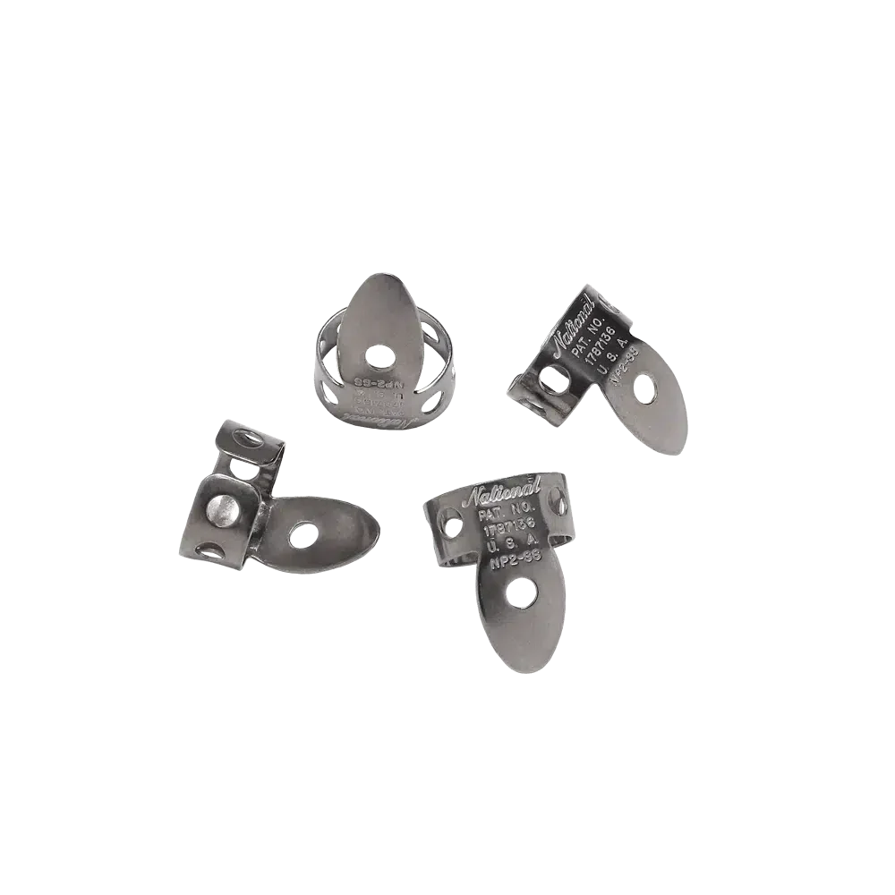 D'Addario National Stainless Steel Finger Picks | 4 Pack