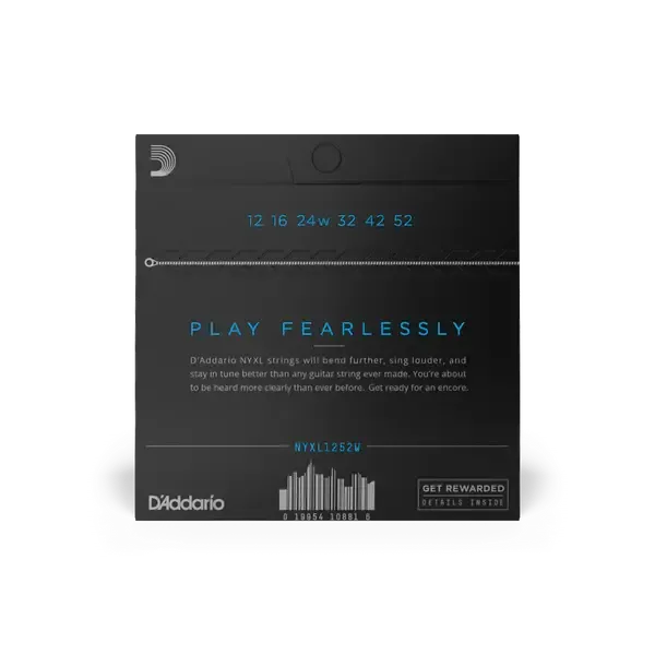 D'Addario NYXL Electric Guitar Strings | 12-52 | Light Wound 3rd - Image 2